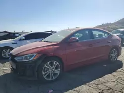 Hyundai Elantra sel salvage cars for sale: 2018 Hyundai Elantra SEL