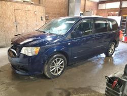 Salvage cars for sale at Ebensburg, PA auction: 2014 Dodge Grand Caravan SE