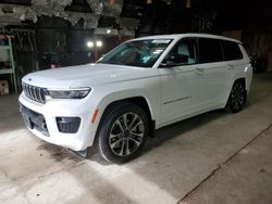 Salvage cars for sale at Albany, NY auction: 2021 Jeep Grand Cherokee L Overland