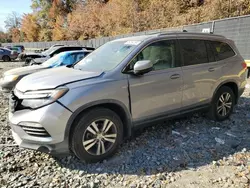 Salvage cars for sale at Waldorf, MD auction: 2016 Honda Pilot EXL