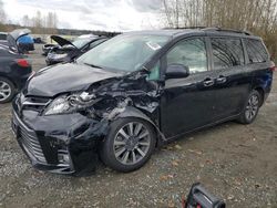 Vehiculos salvage en venta de Copart Arlington, WA: 2018 Toyota Sienna XLE