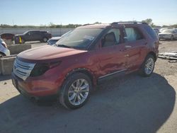 Salvage cars for sale at Kansas City, KS auction: 2015 Ford Explorer XLT