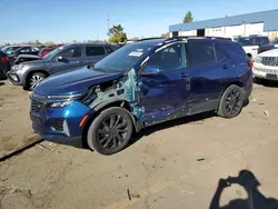 Salvage cars for sale at Woodhaven, MI auction: 2022 Chevrolet Equinox RS