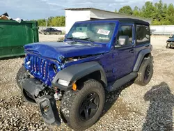 Salvage cars for sale from Copart Memphis, TN: 2020 Jeep Wrangler Sport