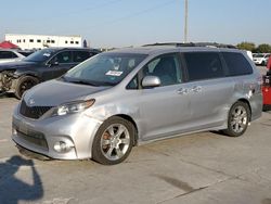 Toyota salvage cars for sale: 2012 Toyota Sienna Sport