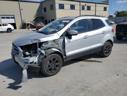 Salvage cars for sale at Wilmer, TX auction: 2021 Ford Ecosport SE