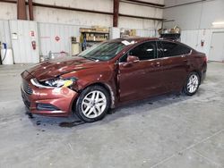 Salvage cars for sale at Rogersville, MO auction: 2016 Ford Fusion SE