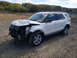 Salvage cars for sale at Chambersburg, PA auction: 2017 Ford Explorer XLT