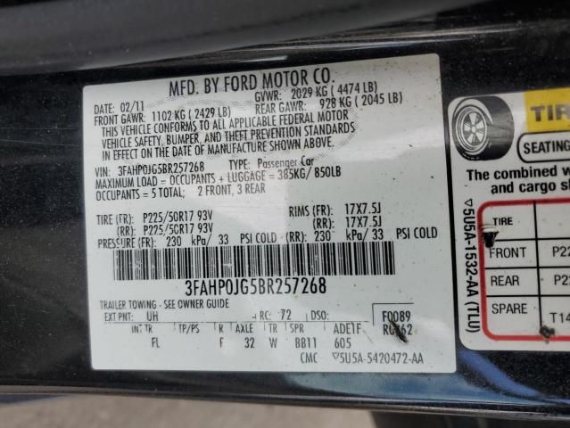 2011 Ford Fusion SEL