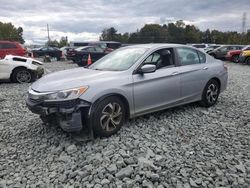 Salvage cars for sale from Copart Mebane, NC: 2017 Honda Accord LX