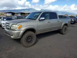 Toyota Tundra salvage cars for sale: 2006 Toyota Tundra Double Cab SR5