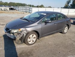 Salvage cars for sale at Dunn, NC auction: 2014 Honda Civic LX