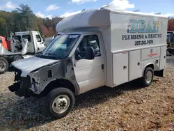 Salvage trucks for sale at West Warren, MA auction: 2024 Ford Econoline E350 Super Duty Cutaway Van