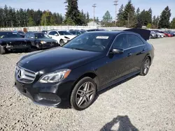 Salvage cars for sale at Graham, WA auction: 2014 Mercedes-Benz E 550 4matic