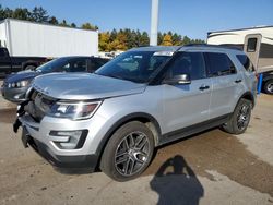 Salvage cars for sale at Eldridge, IA auction: 2017 Ford Explorer Sport