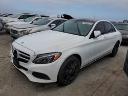 Salvage cars for sale at Riverview, FL auction: 2018 Mercedes-Benz C 300 4matic