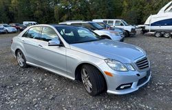 Salvage cars for sale at North Billerica, MA auction: 2011 Mercedes-Benz E 350 4matic