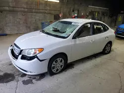 Salvage cars for sale at Angola, NY auction: 2010 Hyundai Elantra Blue