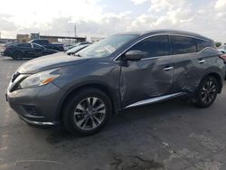 Salvage cars for sale at Grand Prairie, TX auction: 2016 Nissan Murano S