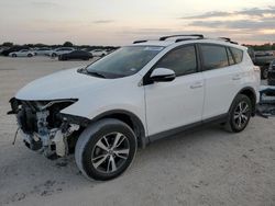 Salvage cars for sale at San Antonio, TX auction: 2016 Toyota Rav4 XLE