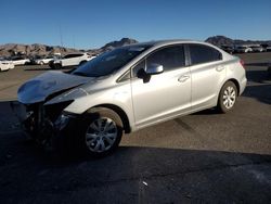 Salvage cars for sale at North Las Vegas, NV auction: 2012 Honda Civic LX