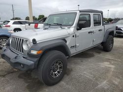 Salvage cars for sale at Riverview, FL auction: 2022 Jeep Gladiator Sport