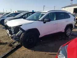 Salvage cars for sale at Chicago Heights, IL auction: 2021 Toyota Rav4 LE