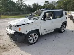 Salvage cars for sale from Copart Fort Pierce, FL: 2017 Jeep Renegade Limited