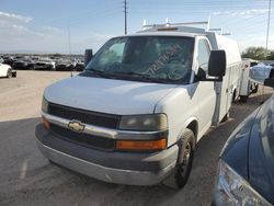 Salvage trucks for sale at Tucson, AZ auction: 2014 Chevrolet Express G3500