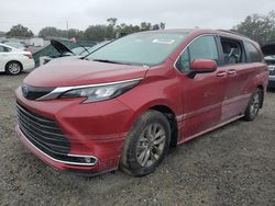 Salvage cars for sale at Riverview, FL auction: 2024 Toyota Sienna XLE