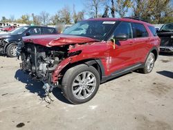 Salvage cars for sale at Bridgeton, MO auction: 2023 Ford Explorer XLT