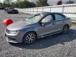 Salvage cars for sale at Grantville, PA auction: 2017 Volkswagen Jetta SE