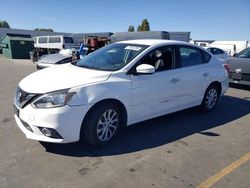 Salvage cars for sale at Hayward, CA auction: 2018 Nissan Sentra S