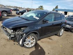 Salvage cars for sale at Woodhaven, MI auction: 2014 Ford Escape Titanium