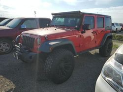 Salvage vehicles for parts for sale at auction: 2015 Jeep Wrangler Unlimited Sport