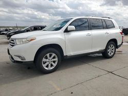 Toyota Vehiculos salvage en venta: 2012 Toyota Highlander Base