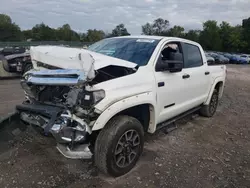 Toyota salvage cars for sale: 2017 Toyota Tundra Crewmax SR5