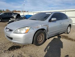 Salvage cars for sale at Pennsburg, PA auction: 2005 Honda Accord LX