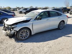 Salvage cars for sale at Kansas City, KS auction: 2021 Honda Accord LX