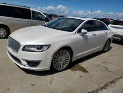 Salvage cars for sale at Riverview, FL auction: 2017 Lincoln MKZ Hybrid Reserve