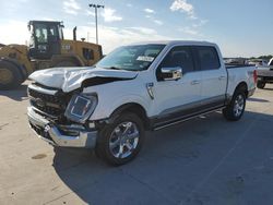 Salvage cars for sale at Wilmer, TX auction: 2022 Ford F150 Supercrew