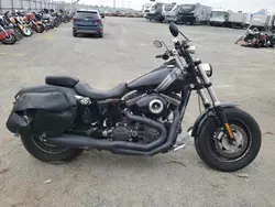 Salvage motorcycles for sale at Cahokia Heights, IL auction: 2015 Harley-Davidson Fxdf Dyna FAT BOB