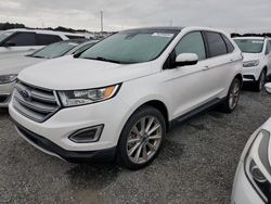 Salvage cars for sale at Riverview, FL auction: 2017 Ford Edge Titanium