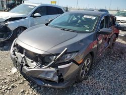 Salvage cars for sale at Cahokia Heights, IL auction: 2020 Honda Civic LX