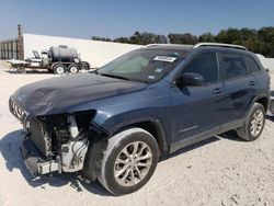 Salvage cars for sale at New Braunfels, TX auction: 2021 Jeep Cherokee Latitude