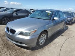 Carros salvage para piezas a la venta en subasta: 2004 BMW 525 I