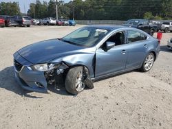 Salvage cars for sale at Savannah, GA auction: 2016 Mazda 6 Touring