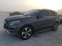 Salvage cars for sale at New Braunfels, TX auction: 2017 Mercedes-Benz GLE 350