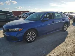 Salvage cars for sale at Arcadia, FL auction: 2024 Honda Civic LX