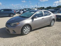 Salvage cars for sale at Arcadia, FL auction: 2016 Toyota Corolla L